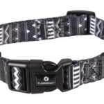 ძაღლის საყელო შავი/თეთრი S 30-45sm 15mm / Collar Sadie Black/white S 30-45cm15mm