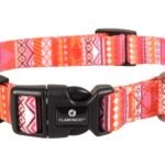 COLLAR SYB ORANG/PINK/WHITE XS 20-35CM 10MM