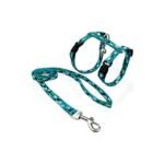 კატის აღკაზმულობა საბელით ზომა:  M კისერი 30-40სმ, მუცელი 40-55სმ, საბელი 1*100 სმ