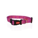 ძაღლის საყელო პლასტმასის სამაგრით ზომა: S  1.5X 28-42სმ