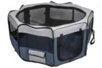 მანეჟი ცხოველებისთვის ზომა L 116x116x48სმ  / Run flavio grey/blue L 116x116x48cm - Image 4