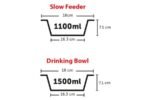 FOOD BOWL STAND SUVI M GREY 1100ML & 1500ML - Image 4