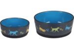 ჯამი კერამიკის ლურჯი 500მლ 14სმ / Feeding and drinking bowl cori ceramic blue 500ml 14cm - Image 2