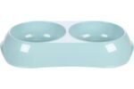 საკვებისა და სასმელის თასი კომბო მუკ ოვალური ღია ლურჯი2×200მლ / Feeding and drinking bowl Combo Muk Oval Light blue 2x200ml - Image 4