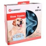 SLOW FEEDER BENO BLUE M 800ML 21,5x21,5x4,5CM