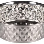 ჯამი უჟანგავი ფოლადის 1000მლ 17სმ / Feeding snd drinking bowl stainless steel 1000ml 17cm