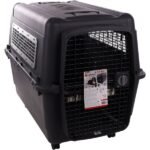 ცხოველის გადასაყვანი კონტეინერი მუქი ნაცრისფერი ზომა: XXL 67x101x75სმ / Transport cage lanta grey XXL 67x101x75cm