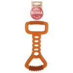 DT RUBBER RUBBA TUG TOY BROWN 28,5x13,3x3CM