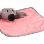 ლეკვის სათამაშო -ვარდისფერი29x29x7სმ / Toy puppy livo cuddle blanket pink 29x29x7cm