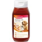 ბიფარი ორაგულის ზეთი ომეგა 3&6 ძაღლებისთვის და კატებისთვის 430მლ / Beaphar Salmon Oil omega 3&6 for Cats and Dogs – 430ml