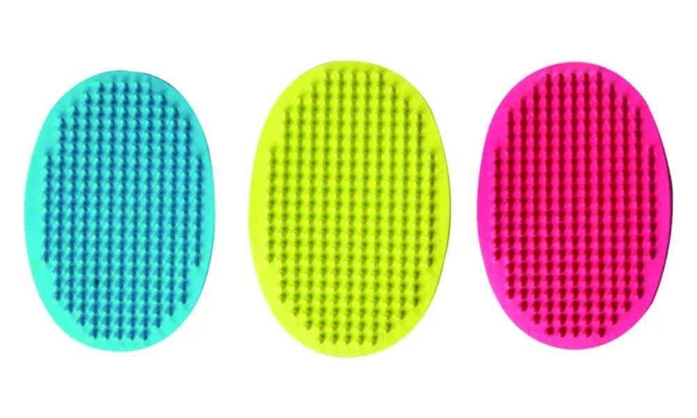 RUBBER BRUSH OVAL  ოვალური მასაჟორი - ZooLife.ge