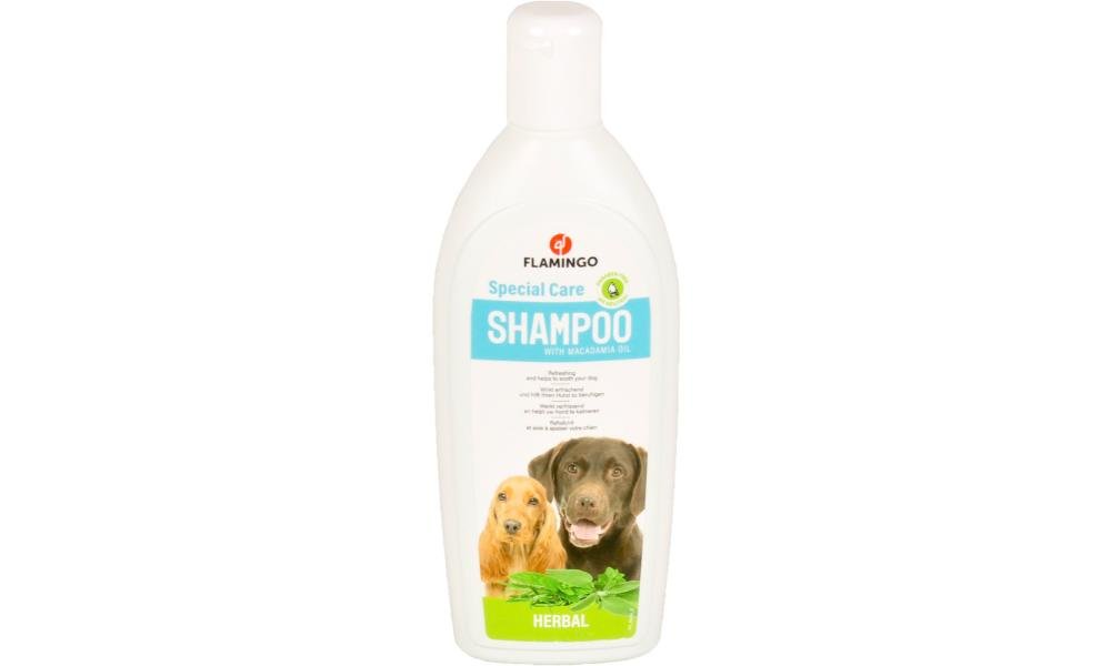 შამპუნი ძაღლებისთვის - მცენარეული 300მლ / Shampoo for dogs care extract of herbs 300ml - ZooLife.ge