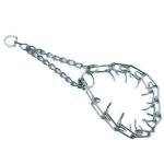 ძაღლის საყელო ქაჩვის საწინააღმდეგო - ნაცრისფერი 38-50 სმ 4 მმ / Anti pull collar Mondo extra coarse link M 38-50cm 4mm