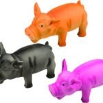 ძაღლის სათამაშო ლატექსის გოჭი 16 სმ / Dog Toy Teun latex Pig Multiple colours 16cm