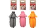ძაღლის სათამაშო ლატექსის გოჭი 16 სმ / Dog Toy Teun latex Pig Multiple colours 16cm - Image 2