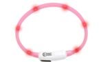 კატის მანათობელი საყელო - ვარდისფერი 35სმ / Cat Collar Nera Visio Pink 35cm - Image 4