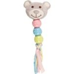 ძაღლის სათამაშო დათვი 3 ბურთით 8x3,5x27სმ / Dog Toy Petty Bear with ball Mix 8x3,5x27cm