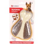 ძაღლის სათამაშო ქათმის არომატით 15სმ / DT Nyl'o hide chicken foot 15cm