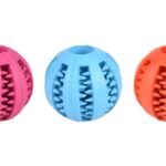 ძაღლის სათამაშო რეზინის ბურთი - სტომატოლოგიური ∅ 5 სმ / DT Rubber dental ball ass ∅ 5cm