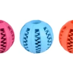 ძაღლის სათამაშო რეზინის ბურთი - სტომატოლოგიური 5სმ / DT Rubber dental ball ass 5cm