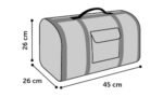 ძაღლის გადასაყვანი ჩანთა 45x26x26სმ - ყავისფერი / Flamingo Pet carrier Chloe 45x26x26cm - brown - Image 5