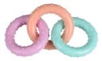 ლეკვის სათამაშო რეზინის რგოლები/სპილო/ძვალი / Toy Puppy Loekie Elephant & Bone & Ring Mix - Image 4