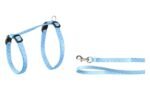 კატის სამკერდე აღკაზმულობა საბელით ვარდისფერი ან ცისფერი / Big cat Harness with leash Amsi pink or blue - Image 4
