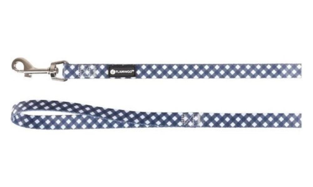 ძაღლის საბელი ნაცრისფერი/თეთრი 120სმ 20მმ / Leash salome grey/wite 120cm 20mm - ZooLife.ge