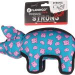 ძაღლის სათამაშო ღორი - ცისფერი 29სმ / DT Strong stuff piglet blue 29cm