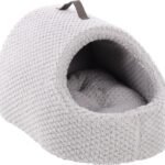 საწოლი პატარა ძაღლებისთვის 35x52x30სმ / Sleeping place Jacquard Grey 35x52x30cm