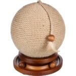 კატის საფხაჭნი ბურთი იზაბელა M 21სმ / Scratching ball with track isabella M diameter 21cm