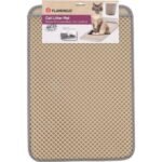 წყალგაუმტარი ხალიჩა კატის ტუალეტისთვის 61x41x1,3სმ /CAT LITTER MAT MATZ BEIGE 61x41x1,3CM