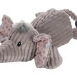 ძაღლის რბილი სათამაშო სპილო ფანტო - ნაცრისფერი 23x36x10სმ / Dog Toy Fanto Elephant Grey 23x36x10cm