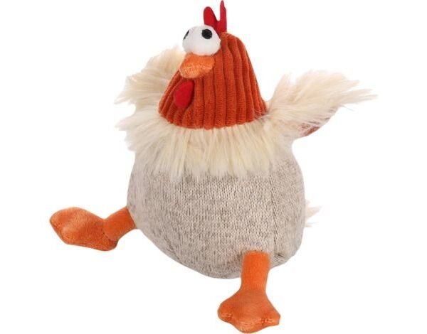 ძაღლის სათამაშო ქათამი 17x9x20სმ / DT Tucky chicken beige 17x9x20cm