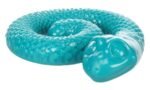 ძაღლის სათამაშო ცბიერი გველი ფირუზისფერი 17x16,2x4,3სმ /Dog Toy Sneaky Snake Turquoise 17x16,2x4,3cm - Image 2