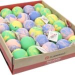 ლატექსის სათამაშო ბურთები S 6,3სმ / Toy bounca ball S 6,3cm assortiment display
