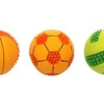 ძაღლის სათამაშო ფერადი ბურთები 10სმ /DT Toy spora balls 10cm assortiment ropestrip