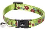 CAT COLLAR ZIGGI FLOWER GREEN 20-35CM 10MM - Image 2