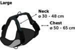 H-HARNESS MILOU GREEN L 30-48CM 25MM - Image 3