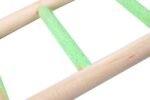 ხის კიბე ფრინველებისთვის S-8x32,5სმ Ø7მმ / Wooden ladder colori S 8x32,5cm Ø7mm - Image 2