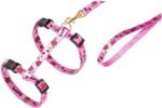 CAT HARNESS FLOWER PINK 20-35cm 10mm - Image 2