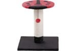 კატის სათამაშო-საფხაჭნი 38x38x40სმ / Scratch pole beetle red-black 38x38x40cm