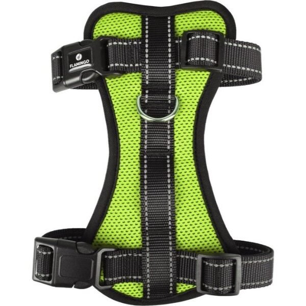 H-HARNESS MILOU GREEN L 30-48CM 25MM