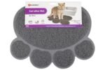 კატის ტუალეტის ხალიჩა - ნაცრისფერი 30x40სმ / Litter tray mat for cats pitou grey 30x40cm