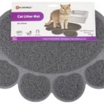 კატის ტუალეტის ხალიჩა - ნაცრისფერი 30x40სმ / Litter tray mat for cats pitou grey 30x40cm