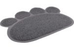 კატის ტუალეტის ხალიჩა - ნაცრისფერი 45x60სმ / Litter tray mat for cats pitou grey 45x60cm - Image 3