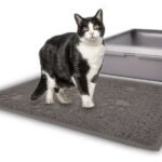 LITTER TRAY MAT FOR CATS TUMBI GREY 40x60CM