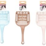 ნიჩაბი კატის ტუალეტიდან ნარჩენების მოსაშორებლად 13x28x5,5სმ / Car litter scoop hanky blue/taupe/beige 13x28x5,5cm