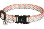 CAT COLLAR ARYA PRINT DOTS MULTI 20-35CM 10MM - Image 2