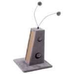 კატის სათამაშო საფხაჭნი - ნაცრისფერი 35x35x68სმ